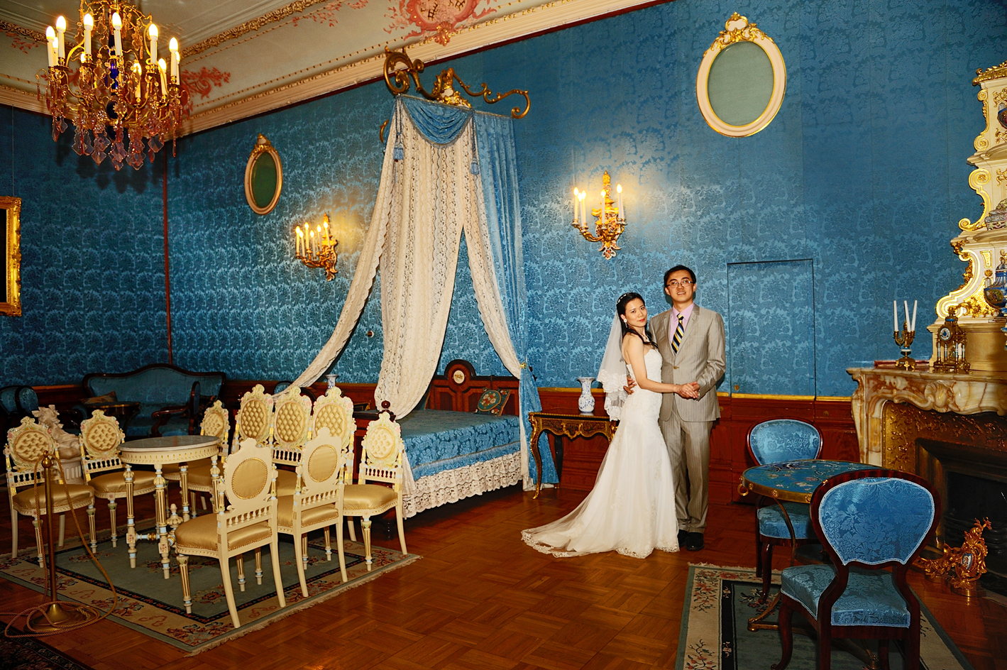 свадебная фотосессия во дворце
