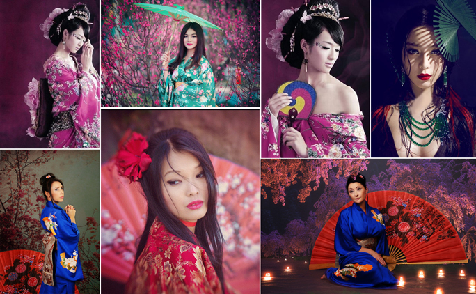 Фотосессия или сертификат на фотосессию ЯПОНИЯ в стилизованных декорациях с прической, макияжем и кимоно за 3200 руб! 04 апреля в фотостудии СТЕКЛО.